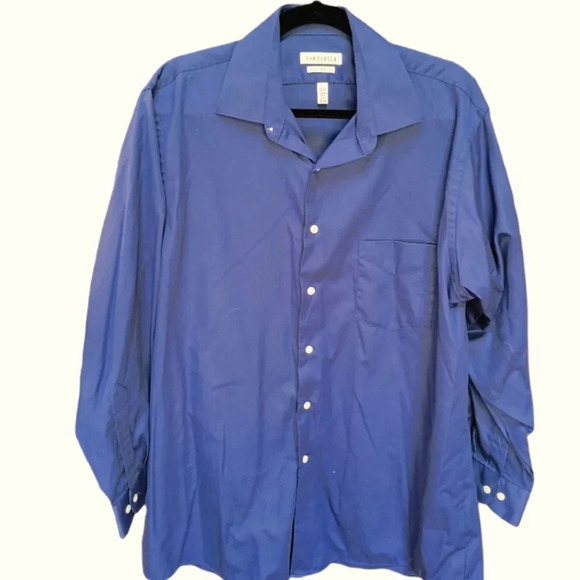 Van Heusen Lux Sateen Regular Fit Button-down Shirt, men - Picture 1 of 3